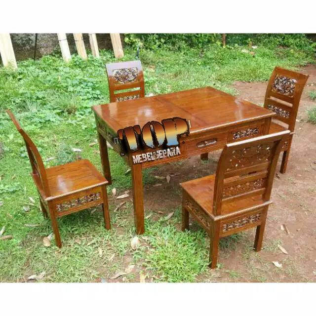 meja makan kartini,top,mebel jepara