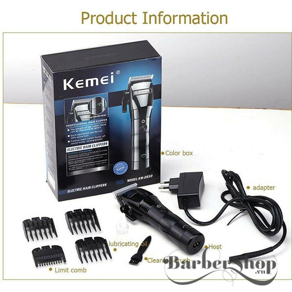 Alat Cukur Rambut Elektrik Clipper KEMEI KM-2850 Mesin Cukur Rambut LCD Indikator