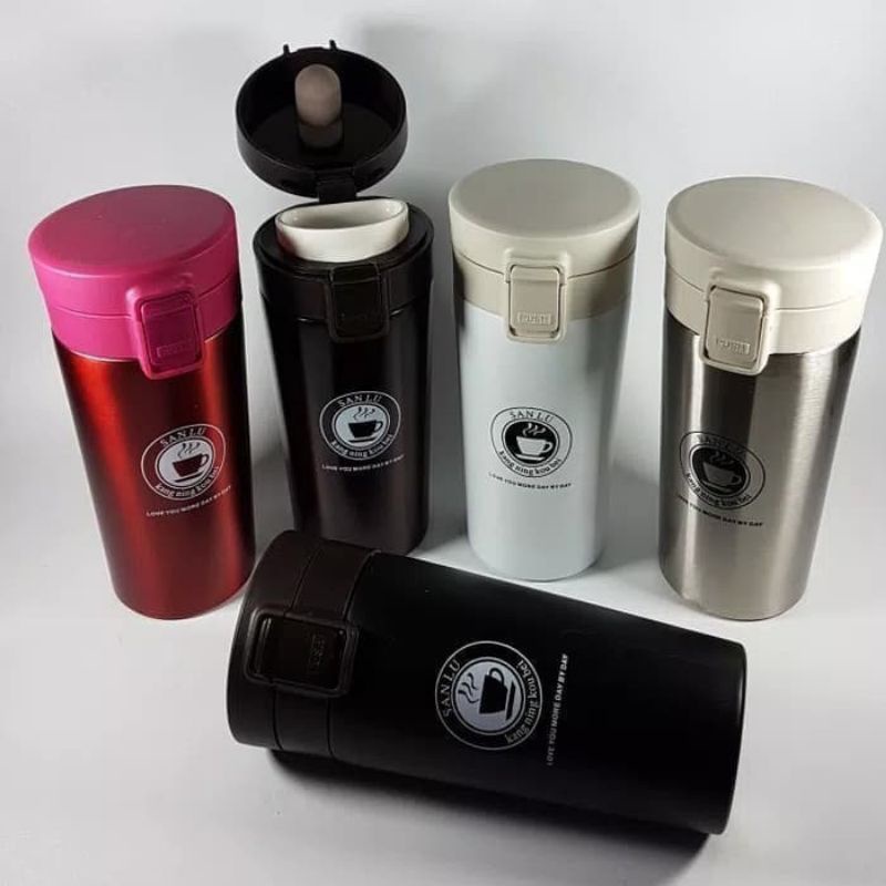 (COD)Termos Kopi Gradasi/Termos Travel Mug Tahan Air Panas atau Dingin