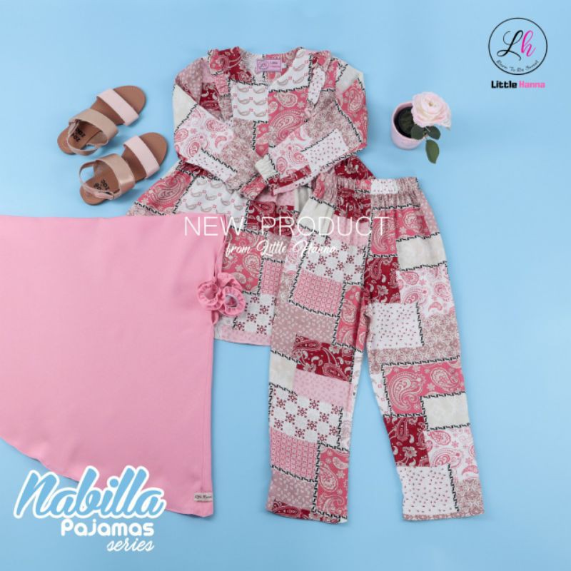 Setelan Baju Kerudung Nabila