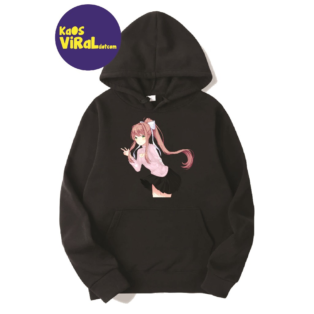 JACKET HOODIE ANIME WAIFU CLUB MONIKA HOODIE