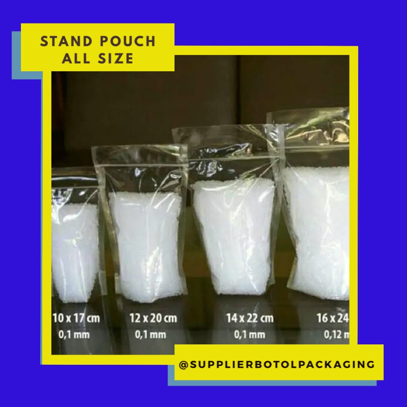 

**READY STOCK**Stand Pouch tebal & berkualitas (semua ukuran)