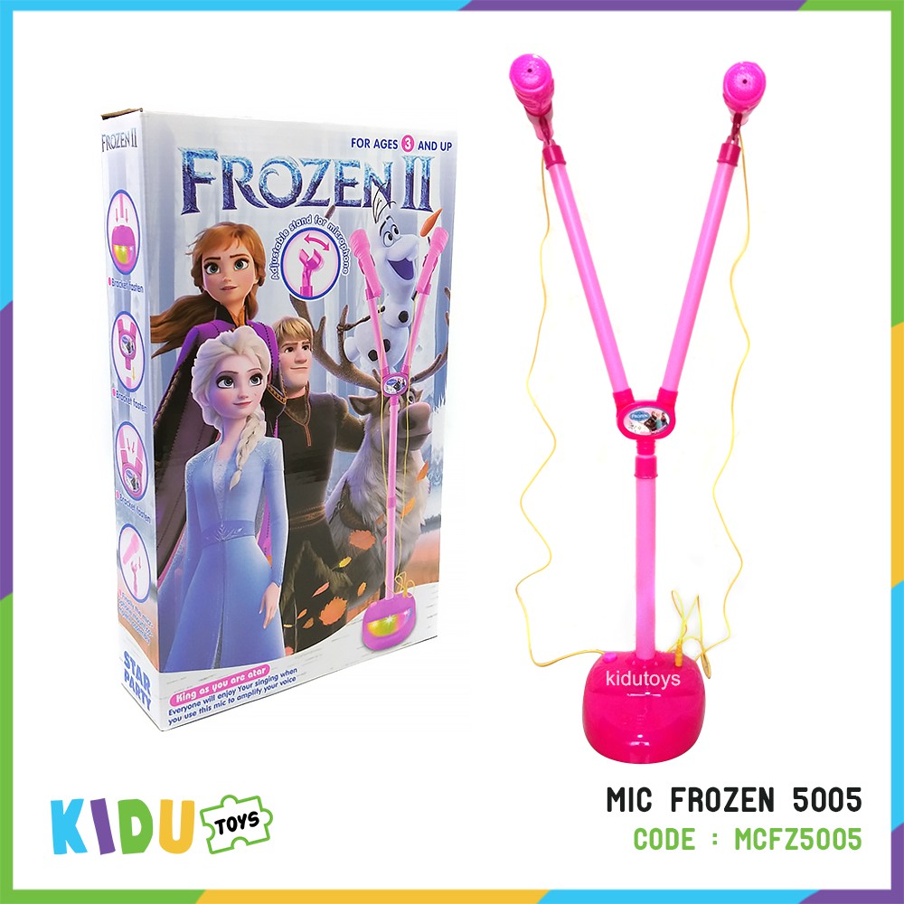 Mainan Anak Menyanyi Karaoke Mic Frozen 5005 Kidu Toys