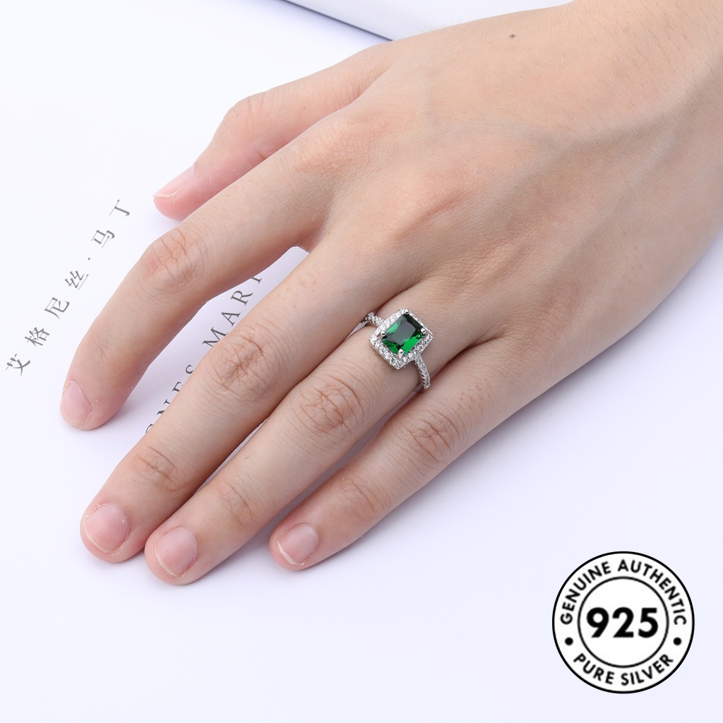 Cincin Sterling Silver 925 Gaya Klasik