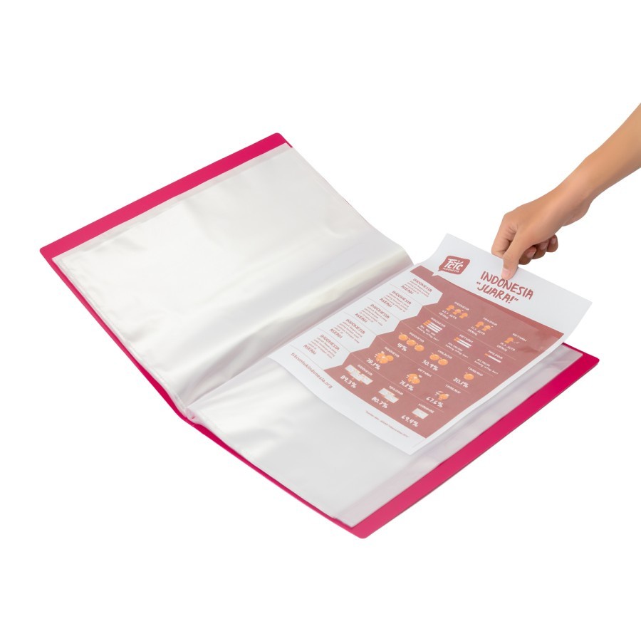 

DOKUMEN KEEPER | CLEAR HOLDER BANTEX F4 ISI 60 POKET 3187-63 MELON