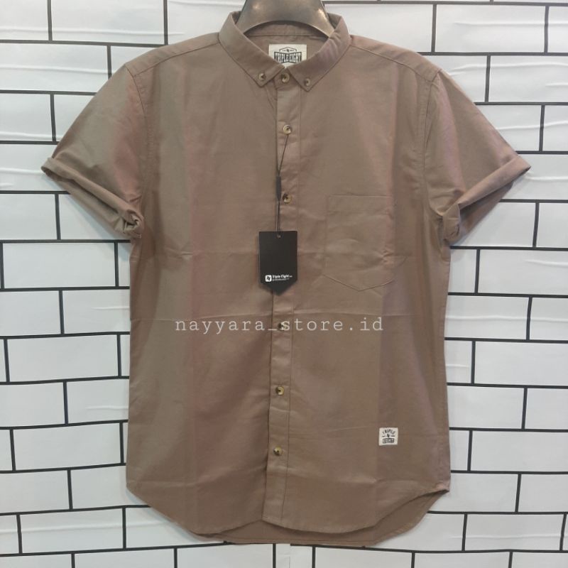 Kemeja Kasual Lengan Pendek Pria original Triple Eight M L XL