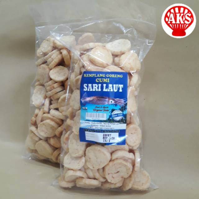 

Kemplang cumi mini goreng Sari Laut makanan khas Bangka