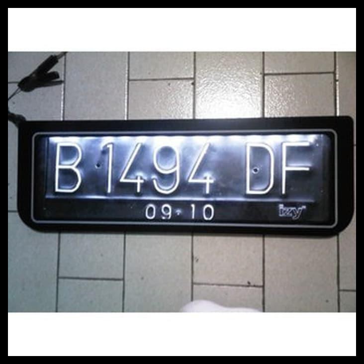 TERMURAH PLAT NOMOR MOBIL LAMPU LED / PLAT MOBIL PREMIUM / PLAT MOBIL ACRYLIC 