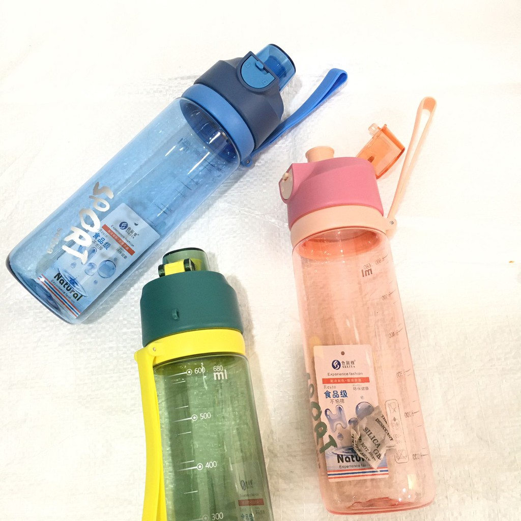 BOTOL MINUM SPORT SELIYA 650ML-680ML/BOTOL MINUM OLAHRAGA/ BOTOL ANAK DEWASA/ BOTOL AIR BPA FREE