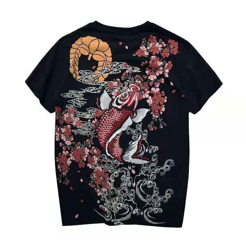 SK14 KAOS SUKAJAN IMPORT PRIA WANITA JEPANG KOREA KOI HARAJUKU ORIGINAL M-3XL JY20