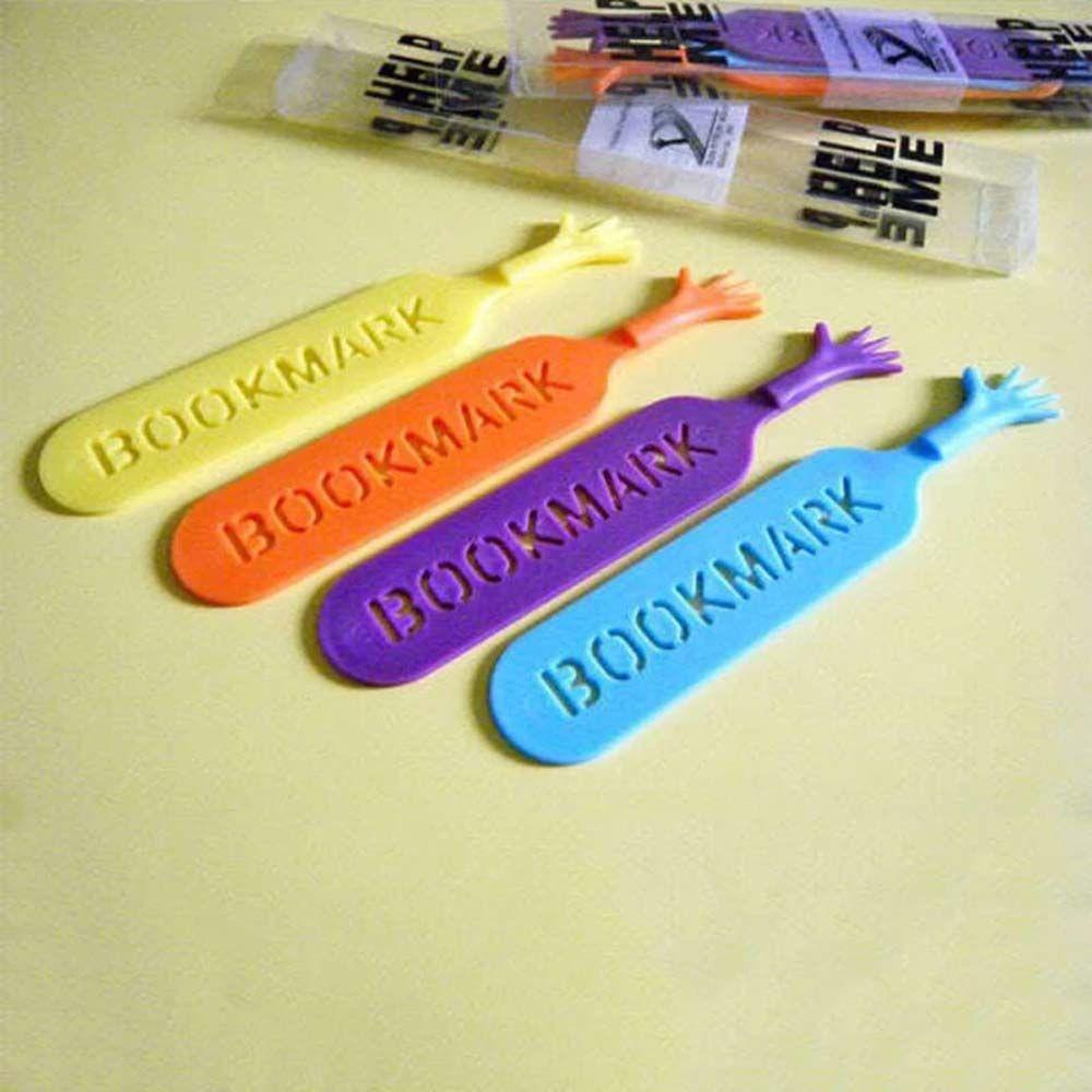 [Elegan] Finger Bookmark Perlengkapan Kantor Cacing Buku Alat Tulis Anak Hadiah Halaman Mark