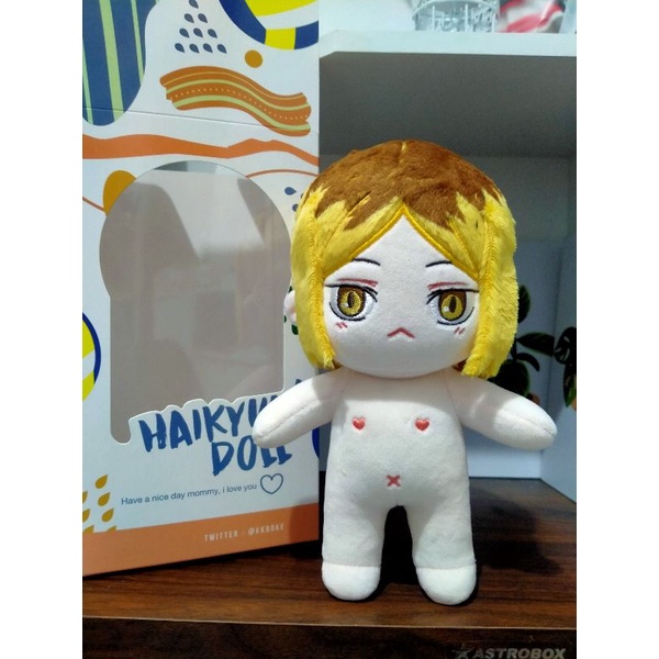 Ready stock doll kenma haikyuu / doll anime 20cm