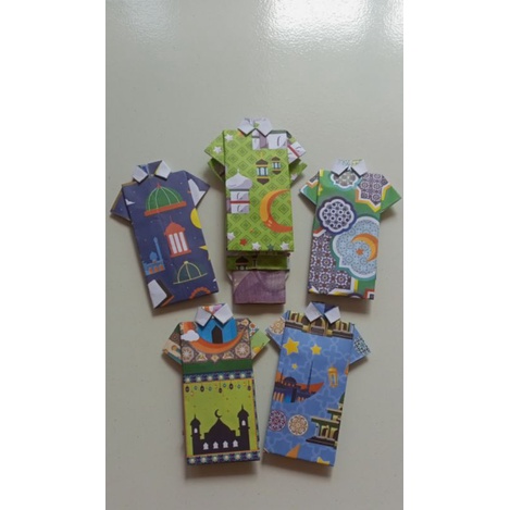 

Amplop lebaran karakter baju