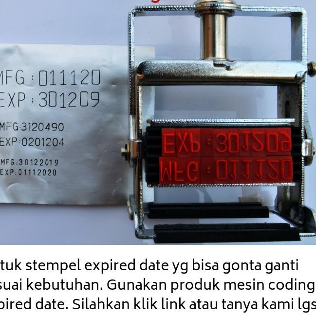 

Terbatas CZCOO Tinta stempel permanen expired date - kode produksi ke plastik kemasan, foil bag, sticker | Nobu Ink 72 Bayar Di Tempat