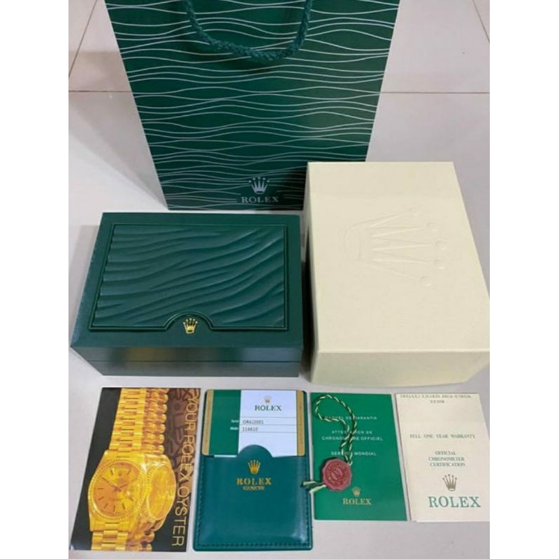 Box Original Rolex & Box Ori Rolex Fullset ManualBook