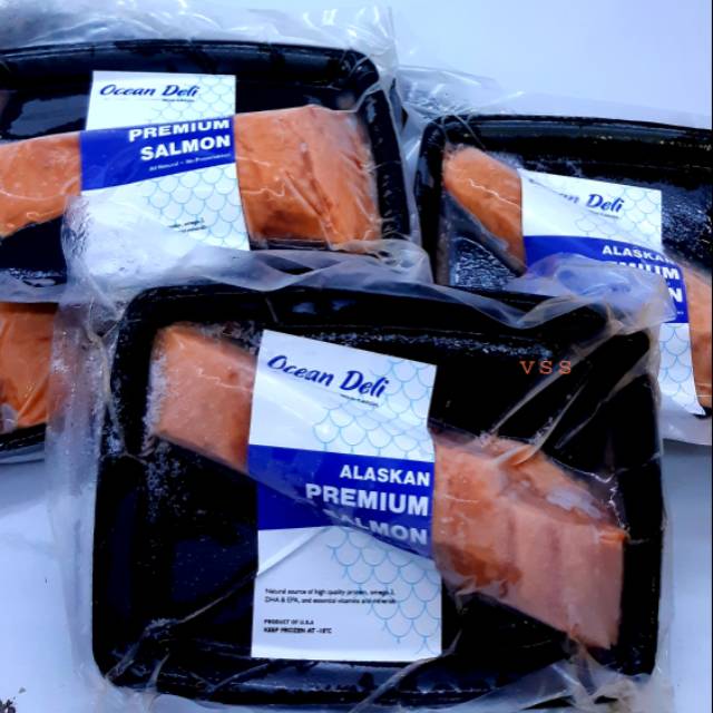 

Ocean deli salmon premium Berat 300gr .