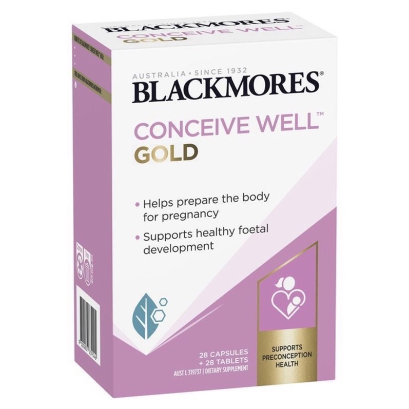 Blackmores Conceive Well Gold 28 Tablet dan 28 Kapsul