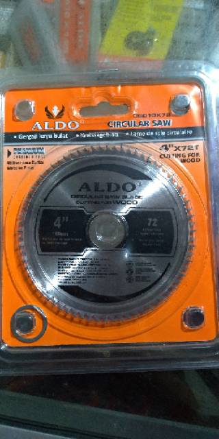 Mata Potong Kayu Gurinda Circular Saw Blade 4" 4 x 72 T 72T