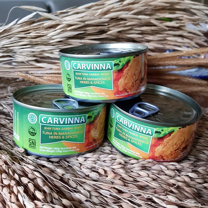 

CARVINNA Tuna Chunk in Woku (Tuna Kaleng)