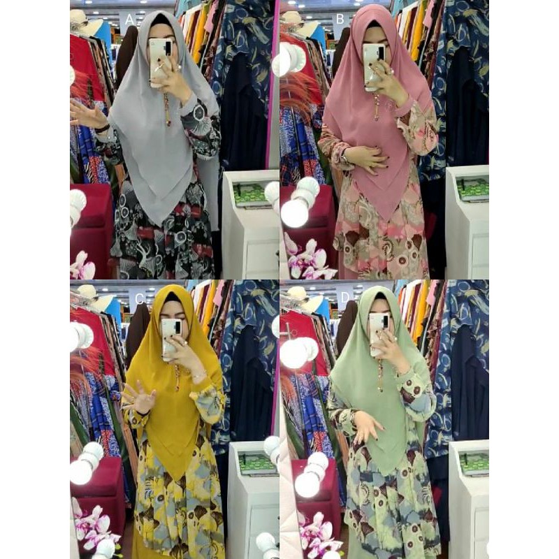 ZIYA SYARI BY HK GAMIS SYARI CERUTY GAMIS SYARI PREMIUM SET SYAR'I TERBARU