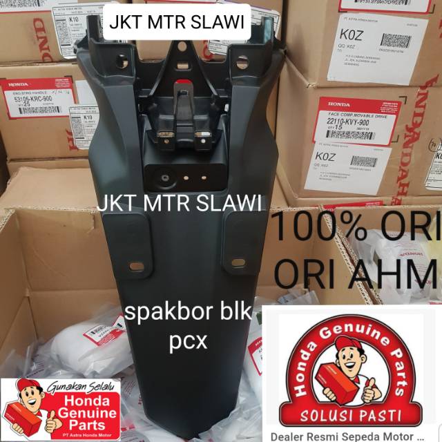 80101-K97-N00 fender rr pcx 150 slebor belakang, spakbor belakang pcx 150 dealer resmi hgp ori Honda