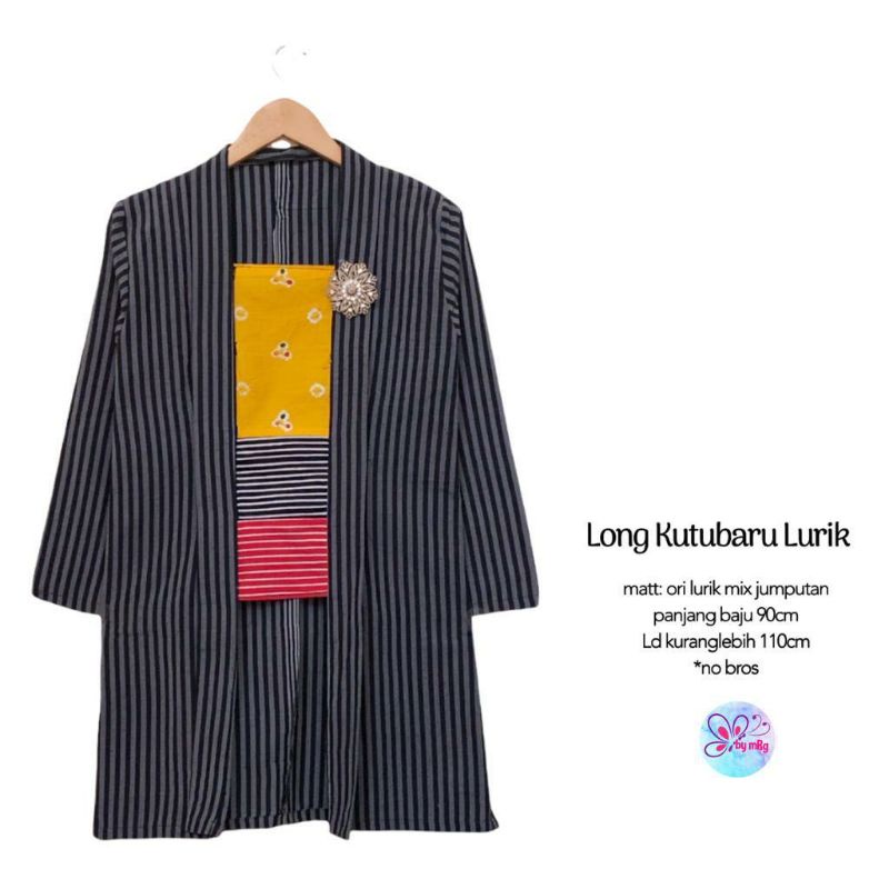 tunik kutubaru LURIK atasan blouse kutubaru LURIK asli