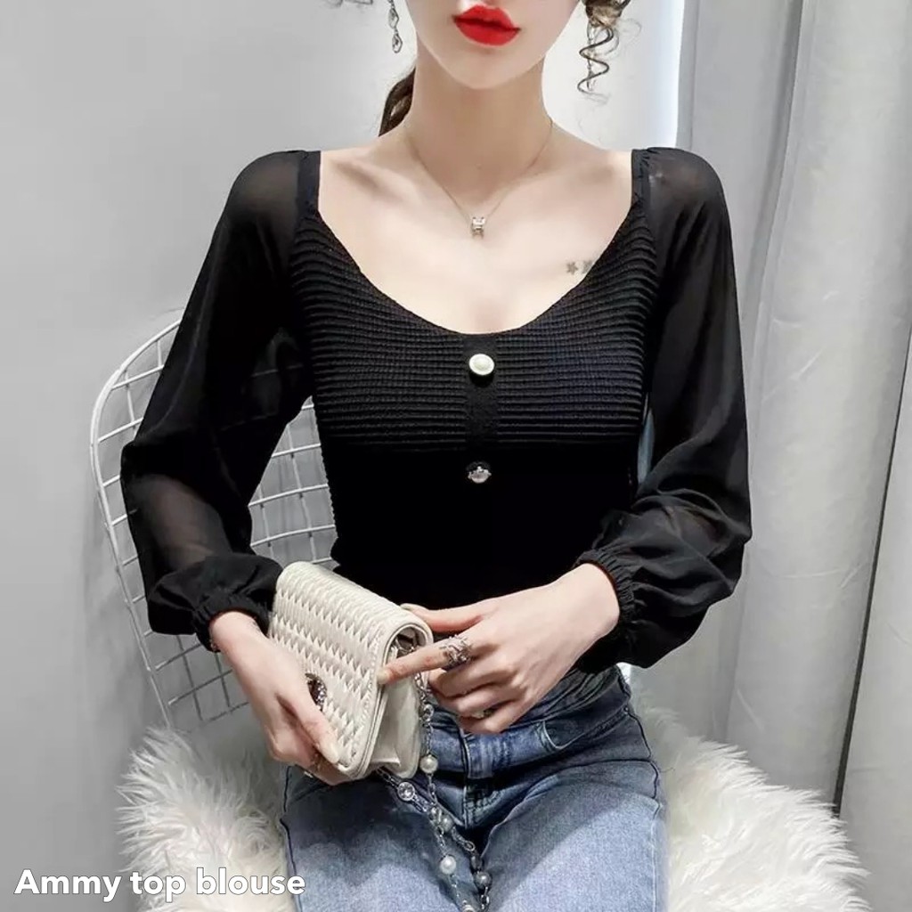 Ammy top blouse -Thjanclothes