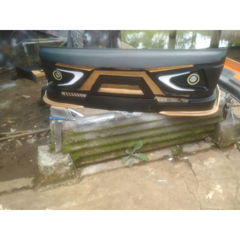 bemper carry futura dan t120ss model lampu jetbus