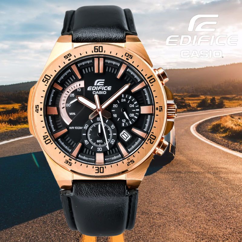 Jam Tangan Pria Merk Casio Edifice Original Bm Type Efr-563 Free Box