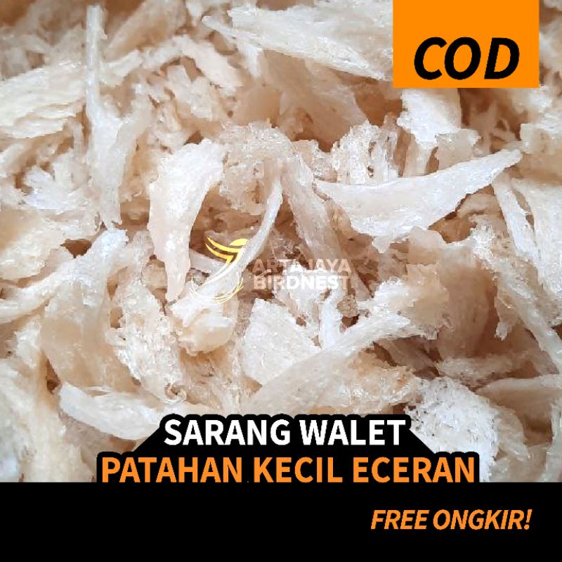 

Sarang Burung Walet Patahan Kecil per 250 gram - Artajaya Birdnest - Yanwo Yenwo
