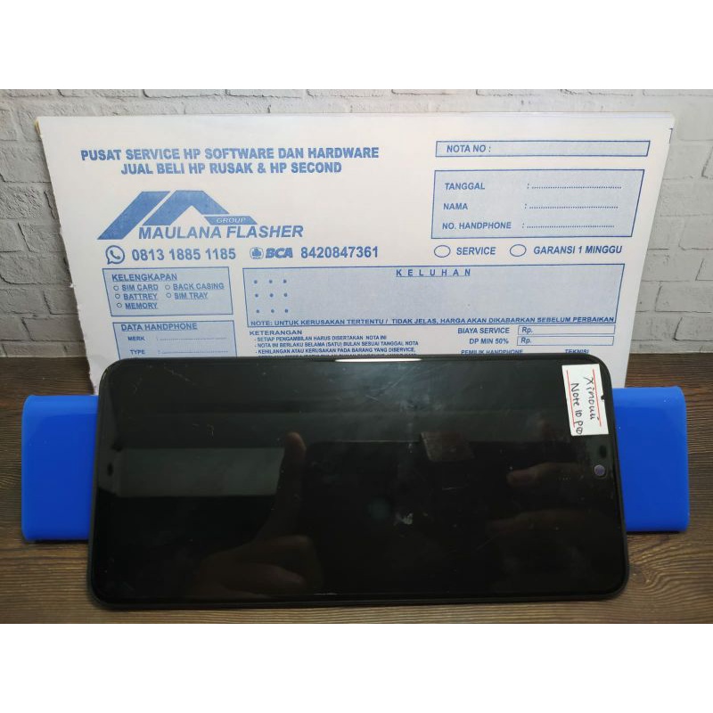 Lcd touchscreen copotan xiaomi note 10 pro 100% original + frame