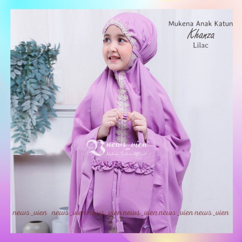 Mukena anak tanggung usia 7 8 9 10 tahun katun rayon adem lembut model terbaru premium / mukena anak