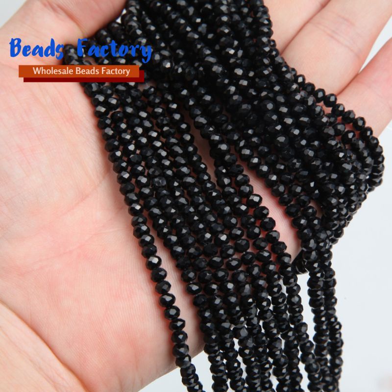 Grosir Kristal Ceko Bakpau Bening AB 4/6/8mm Transparan