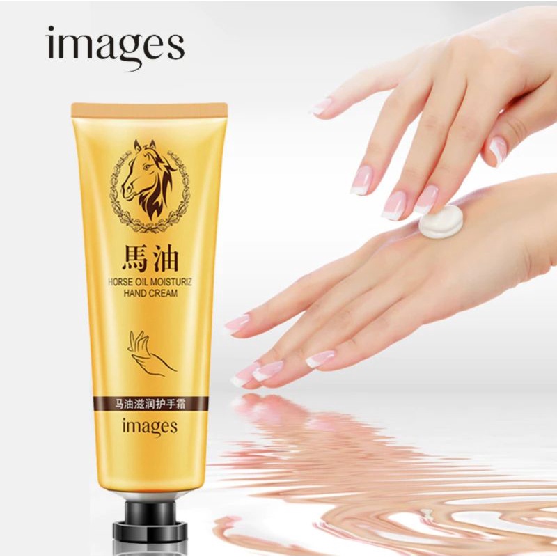 Images Horse Oil Hand Cream / Krim Melembabkan Kulit Tangan Kaki Kering Kasar &amp; Tumit Pecah-Pecah / Hand Cream Anti Aging Mencegah Keriput / Krim Perawatan Kulit Tangan Kaki Kering &amp; Pecah-Pecah /Lotion Pelembab Kulit Tangan &amp; Kaki /Krim Mencerahkan Kulit