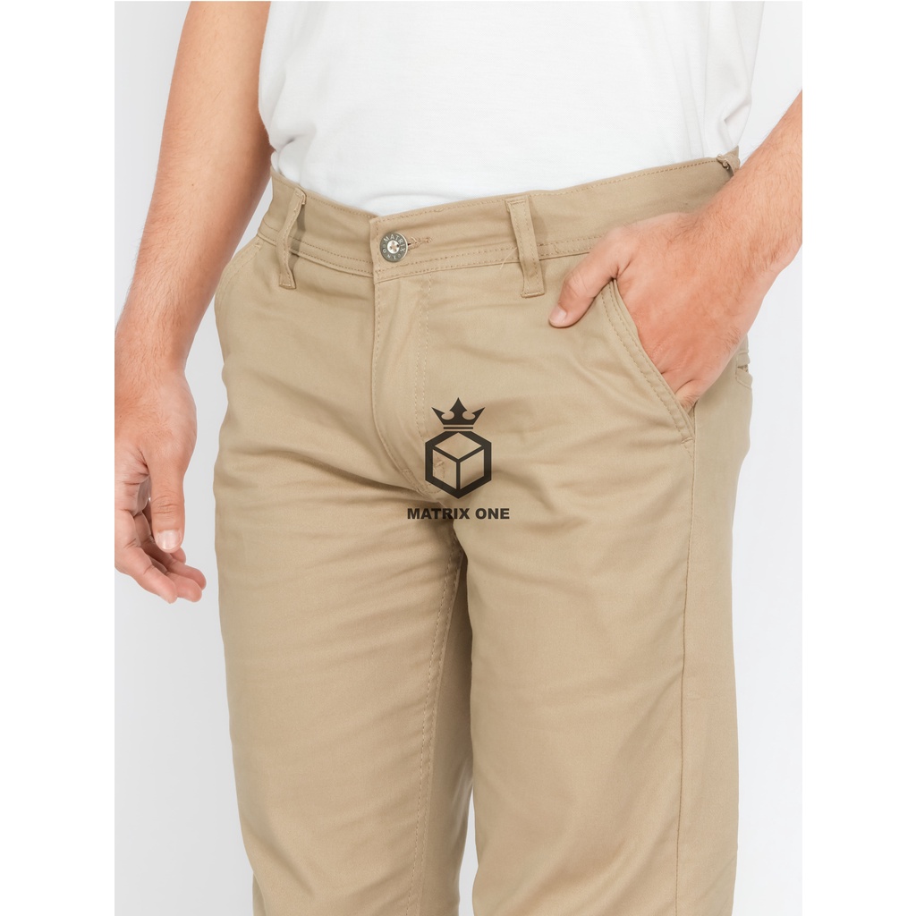 celana chino/chinos/cinos pria panjang slimfit original celana chinos pria jumbo