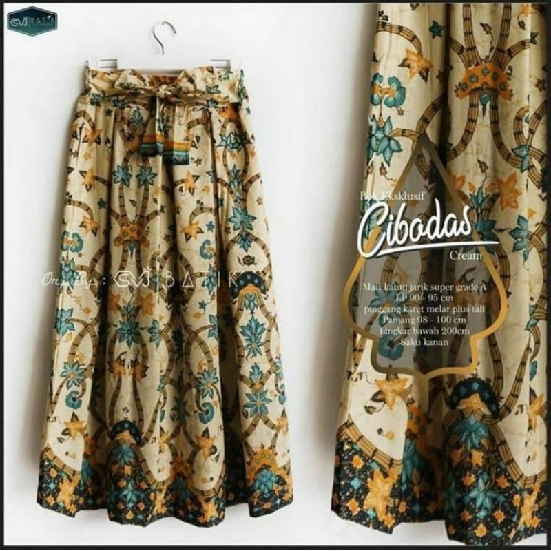 ROK BATIK CIBODAS ROK BATIK PAYUNG PANJANG KLASIK MODERN