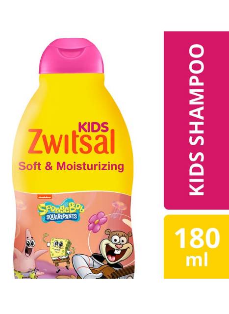 ZWITSAL Kids Shampoo Seri Spongebob  - 180 ml-3