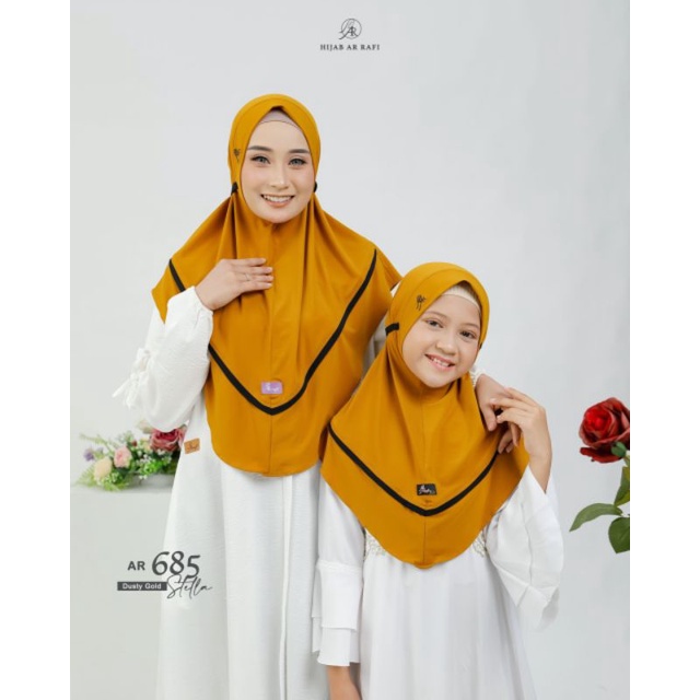 HIJAB JILBAB COUPLE MOM & KIDS AR 685 BY ARRAFI √ AYSHOP COLLECTION