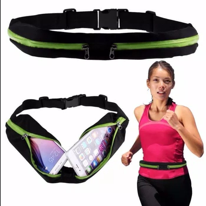 sport jogging belt / running pocket / tas pinggang olahraga Sepeda / Tracking
