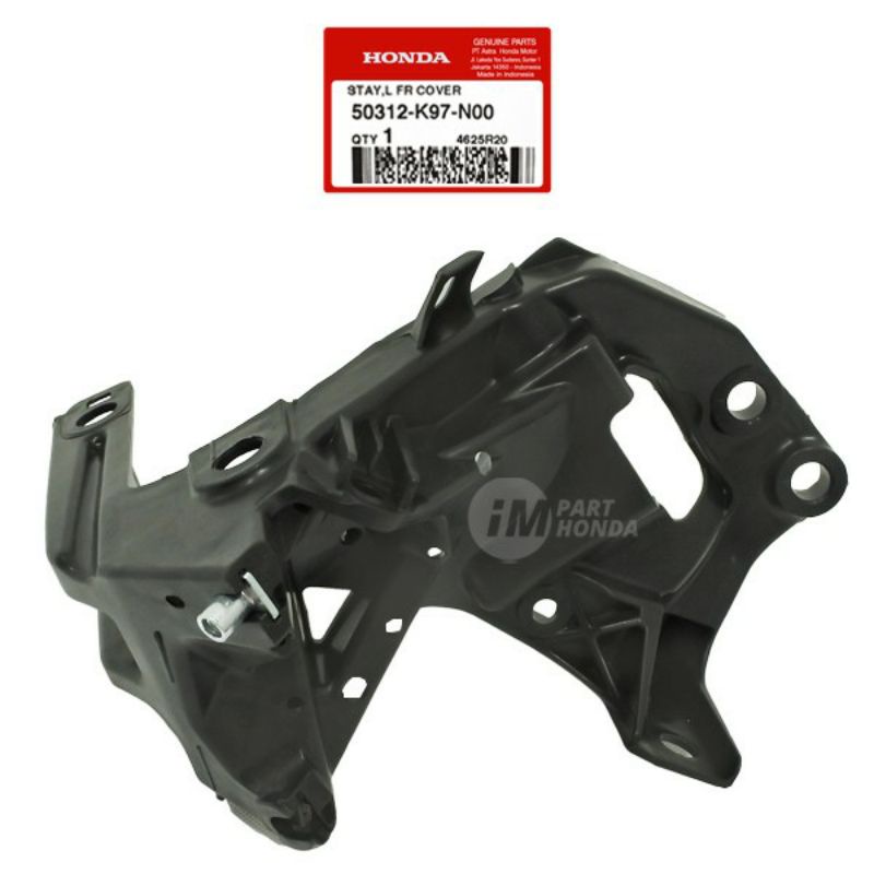Dudukan Panel Tameng PCX 150 Lokal Kiri, Stay L front K97 Original 50312-K97-N00