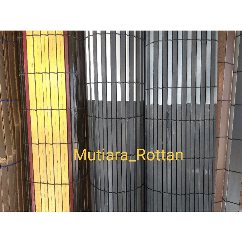 Tirai / kerey gulung bahan kayu outdoor indoor