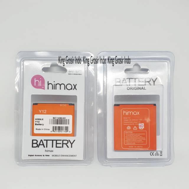 Baterai Batre Himax Y12 M2 Original OEM Battery Himax Y 12 M 2 Batere