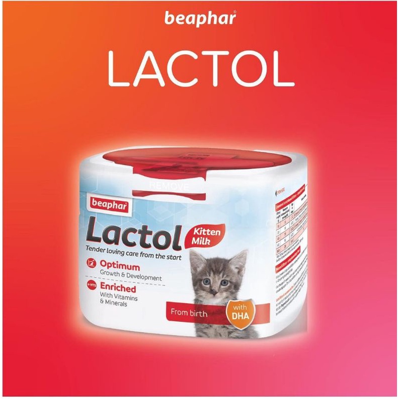 beaphar LACTOL KITTEN MILK powder 250gr 500gr susu kucing hamil menyusui sakit