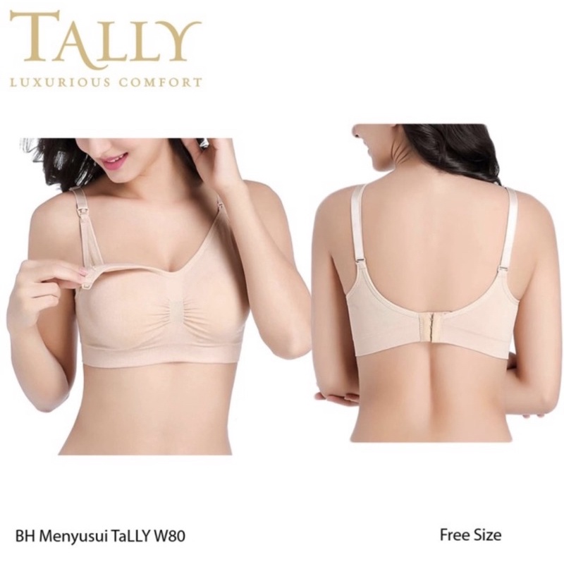 BH | Bra Menyusui TALLY W80 Bahan Rajut Freesize