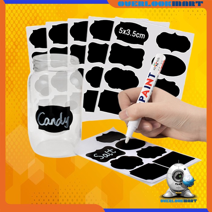 

Stiker Label Blackboard 5 Pcs (Tulisan Dapat Dihapus)