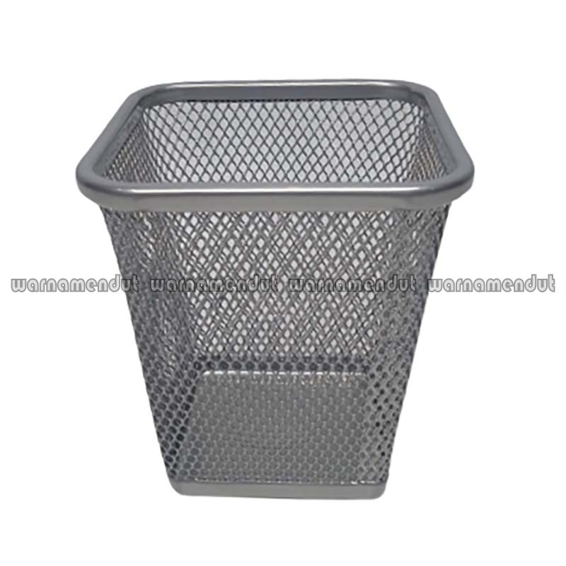 

Wadah tempat organiser alat tulis pen pensil galvanis 10x10x11cm WMO IK0935 DOKUMT