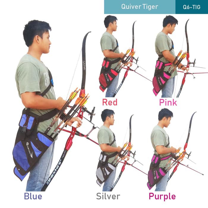 QUIVER TAS ANAK PANAH TIGER | COPY EASTON TAS BUSUR TABUNG ARROW | BUSUR PANAHAN ARCHERY