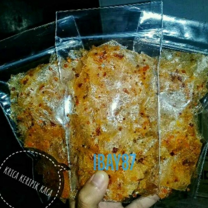 

keripik kaca oleh oleh Bandung varian rasa