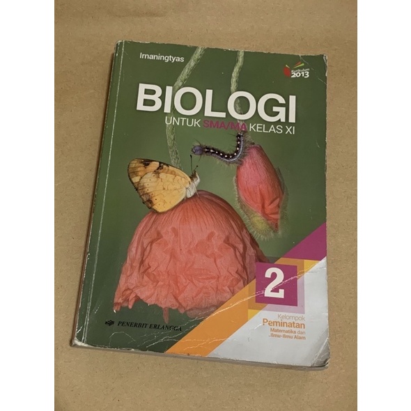 

buku penerbit erlangga BIOLOGI KELAS 11 2 SMA BEKAS