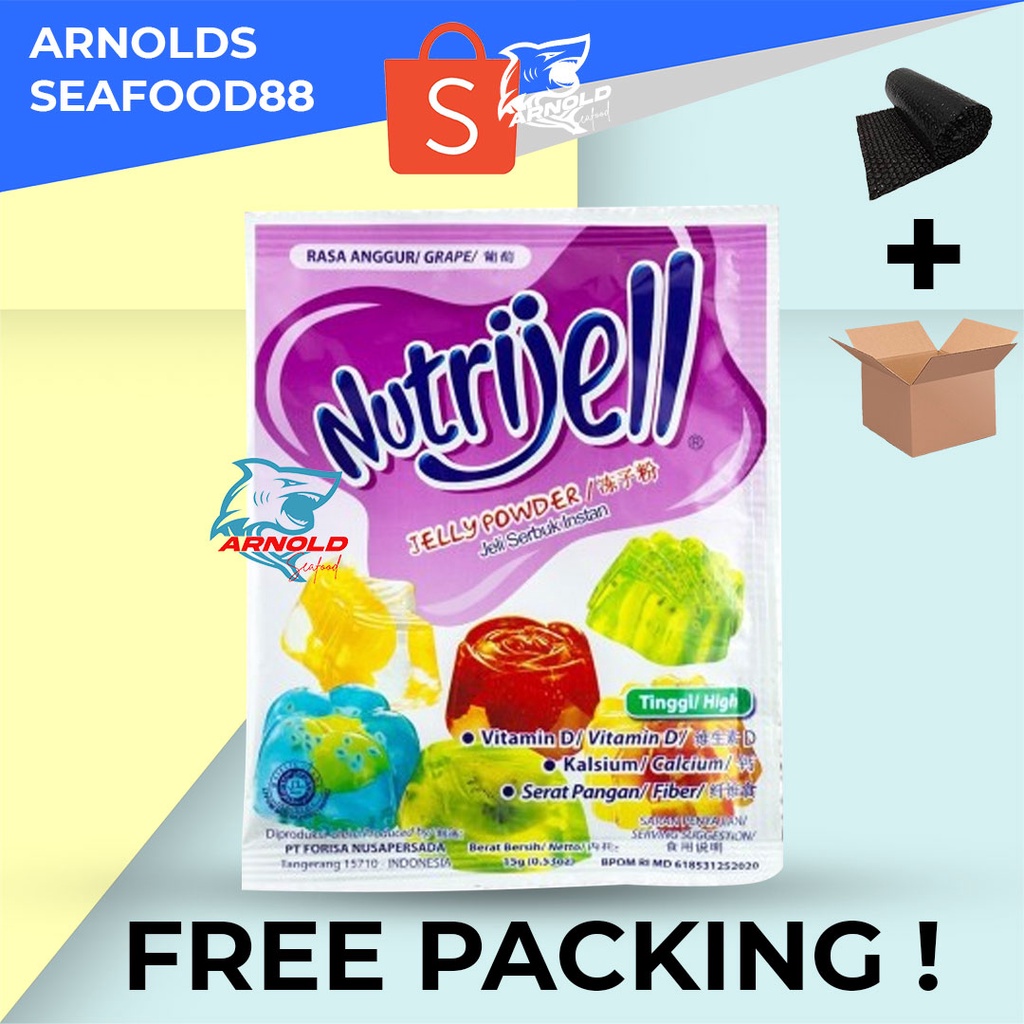 

Nutrijell Agar Agar 1pc Rasa Anggur / Nutrijell Grape